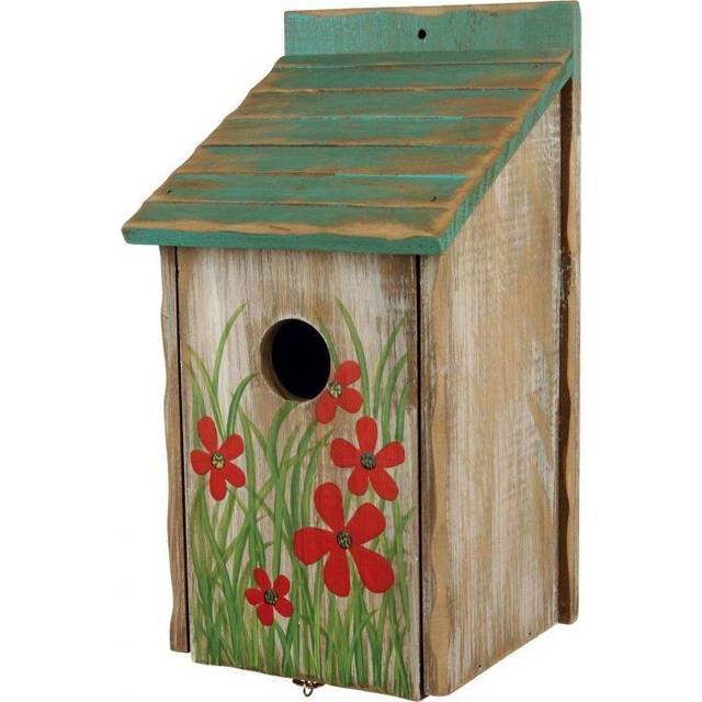 Trixie Nest Box For Birds, 15 x 14 x 28cm - Nesting New -  trixie nesting box new