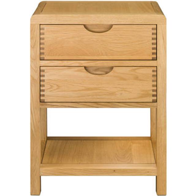 Ercol 1368 Bosco 2 Drawer Bedside Cabinet