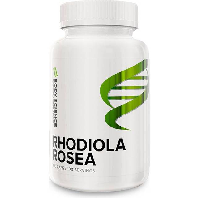 Rosenrot - 100 kapslar - Body Science Rhodiola Rosea - Prestationshöjare