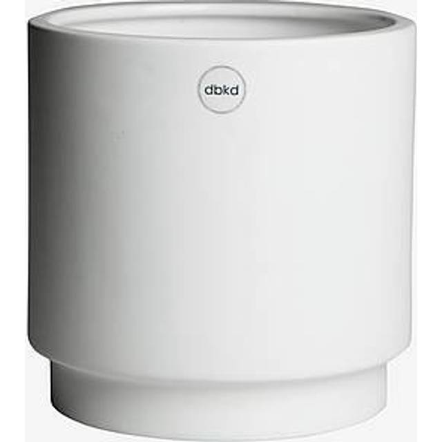 DBKD Solid kruka white Mellan Ø16 cm - Vit
