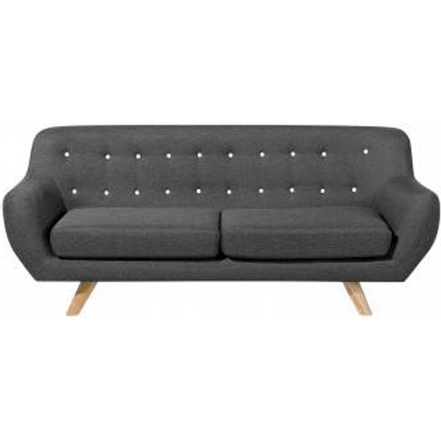 3 Seater Velvet Sofa Navy Blue BODO
