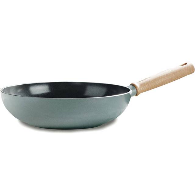 GreenPan Mayflower Aluminium Non-Stick 28cm/3.7 Litre Wok - Vintage Sky Blue (28cm W)