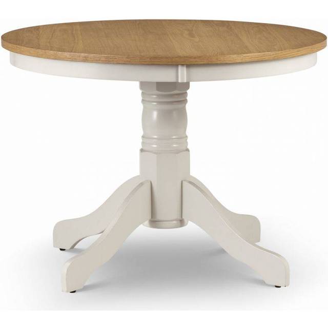 Julian Bowen Davenport Round Pedestal Table, Brown