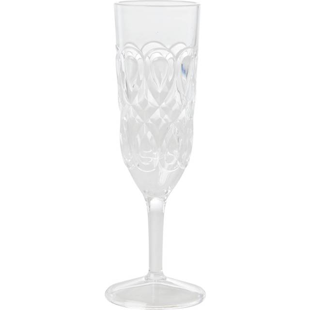 RICE Rice champagne glass acrylic clear