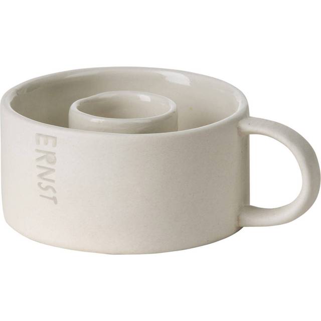 Ernst - Ljusstake 7 Cm - Mörkgrå