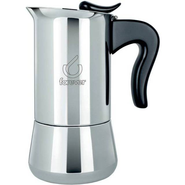 Kaufgut 121311 Miss Splendy-kaffebryggare i rostfritt stål, 2 koppar, 400 g, flerfärgad