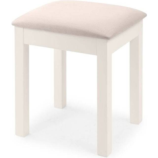 Julian Bowen Maine Dove Grey Wooden Dressing Table Stool