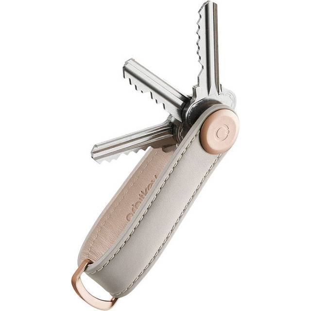 Orbitkey Leather Stone/grey Dam Nyckelringar Stl. ONE SIZE - Från Magasin - Grå (ONE SIZE)