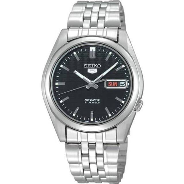 Seiko 5 Automatic 21 Jewels SNK361 SNK361K1 SNK361K Men's Watch black