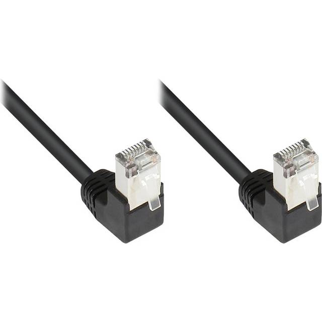Good Angled RJ45-RJ45 F/UTP Cat5e 2m