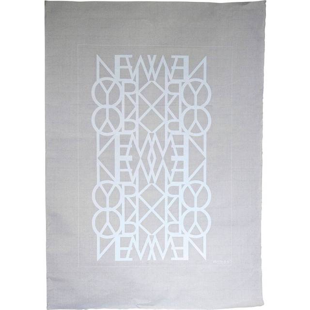 Mimou - New York Peace Poster 50x70 Cm - Vit