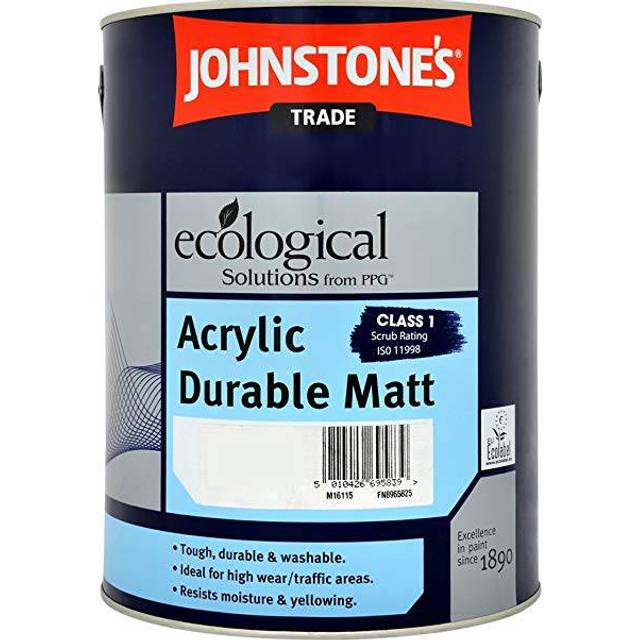 Johnstone's Trade Magnolia Acrylic Durable Matt Paint 2.5L - Johnstone's Paint - Cream