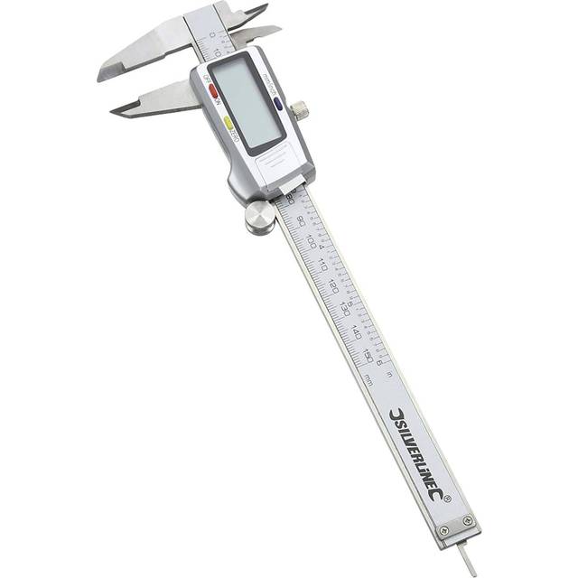 150mm Digital Vernier Caliper - Silverline 380244 -  digital caliper vernier silverline 150mm 380244