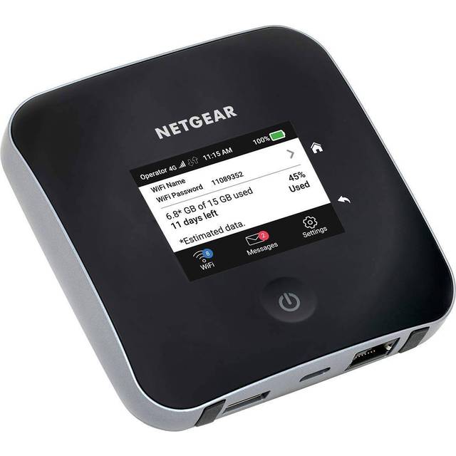 NETGEAR 4G mobil router, Nighthawk M2 4G LTE MR2100 router - nedströms hastighet upp till 2 Gbps