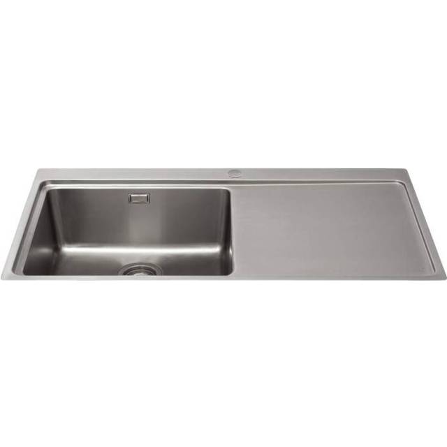 CDA KVF21RSS 1.0 Bowl Flush Fit Sink With RH Drainer