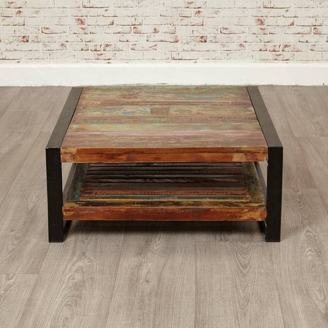 Baumhaus Urban Chic Square Coffee Table, Multi