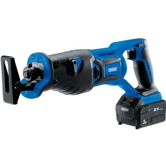 Draper 00593 D20 20V Brushless Reciprocating Saw - 1x 3Ah Battery ...