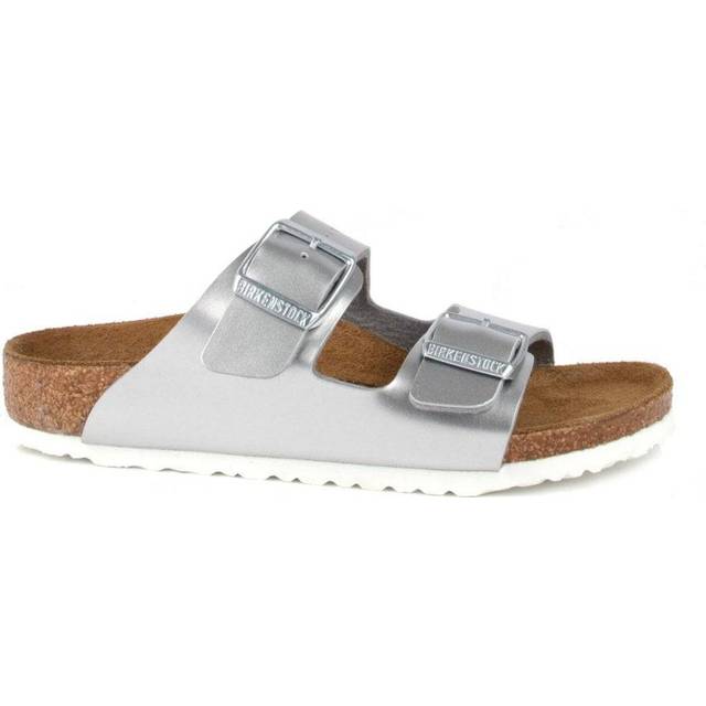 Birkenstock Silver Buckle Sandals - 30