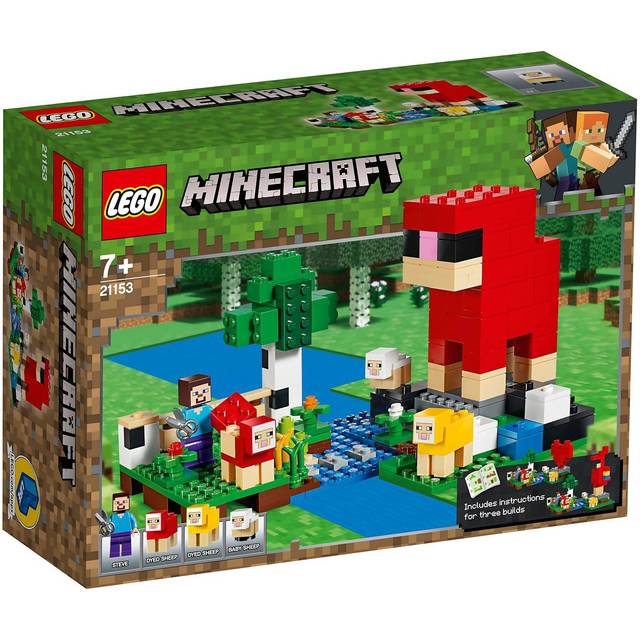LEGO Minecraft The Wool Farm 21153 Building Kit (260 Pieces)