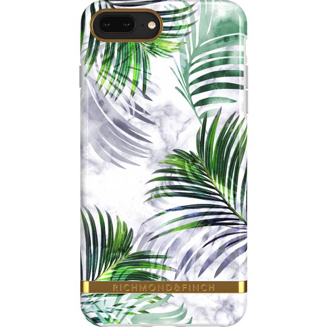 Richmond & Finch White Marble Tropics Mobilskal - iPhone 8 Plus