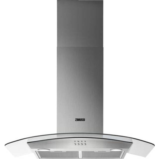 Zanussi ZHC92352X 90cm Curved Glass Chimney Hood