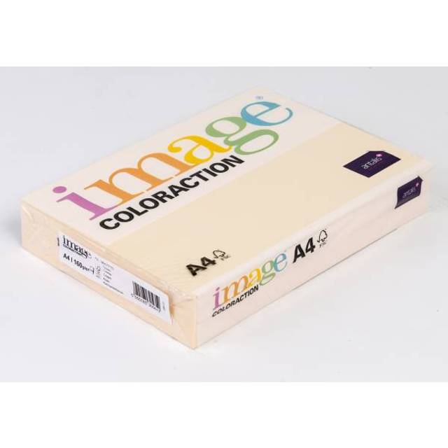 Papper Rainbow A4 160g creme 250st/paket