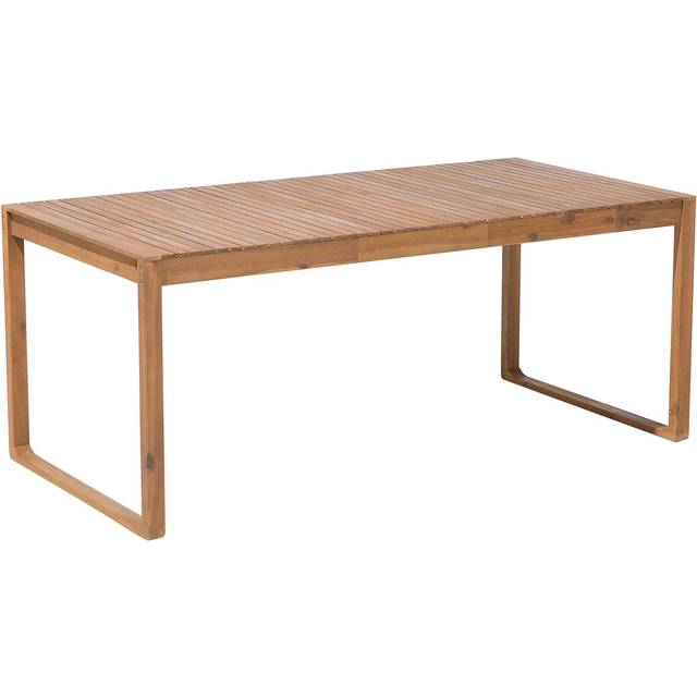 Garden Dining Table SASSARI 180 cm 90 cm Acacia Wood Brown