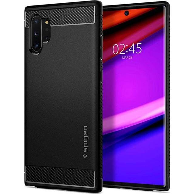 Spigen Rugged Armor Samsung Galaxy Note10+ Skal - Svart