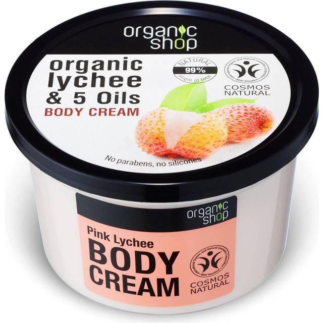 Organic Shop Nourishing Body Cream Lychee, 250 ml