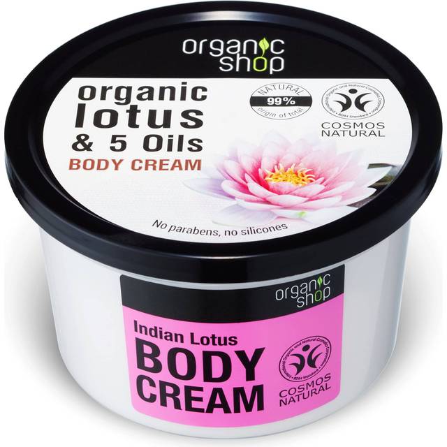 Organic Shop Organic Lotus & 5 Oils Vårdande kroppskräm 250 ml