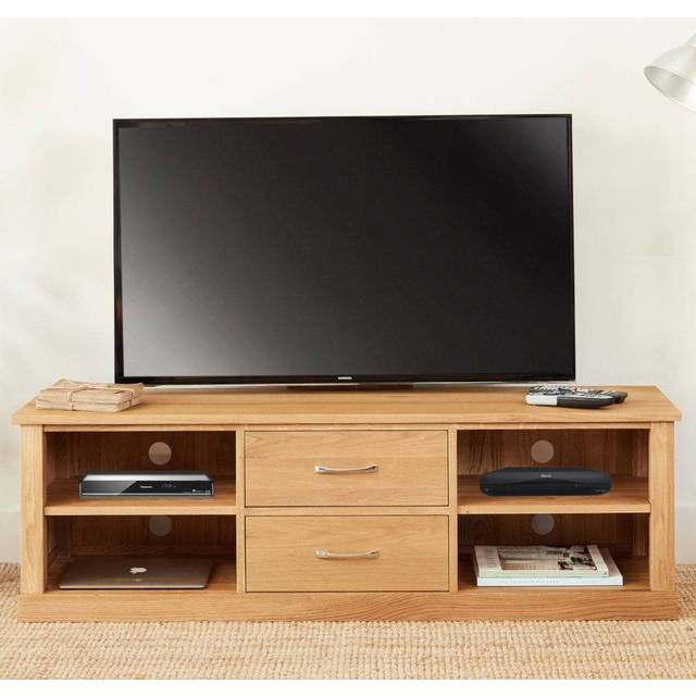 Mobel Oak Corner TV Cabinet