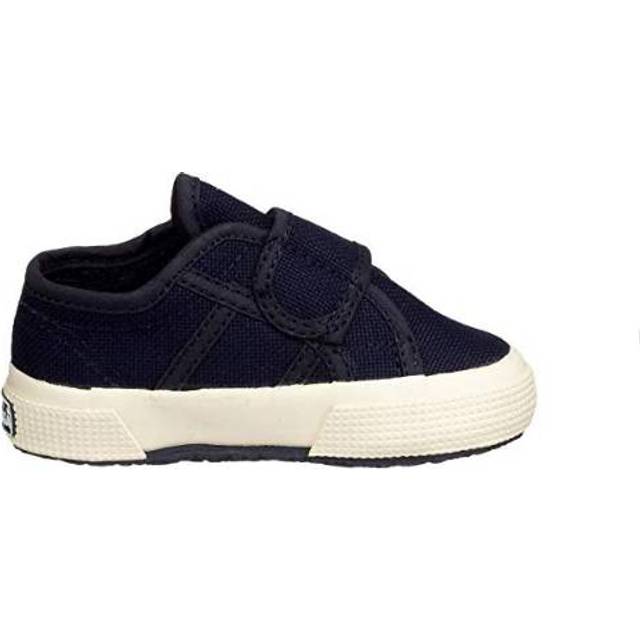 Superga 2750 Bvel, unisex sneakers för barn, Blå 933 marinblå - 18 EU Schmal
