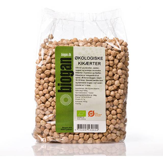 Biogan Kikärter Eko - 1 kg