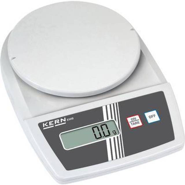 KERN Skolvåg EMB 600-2 (laboratorievåg, vägområde max. 600 g, läsbarhet 0,01 g, reproducerbarhet 0,01 g, linjäritet 0,03 g)