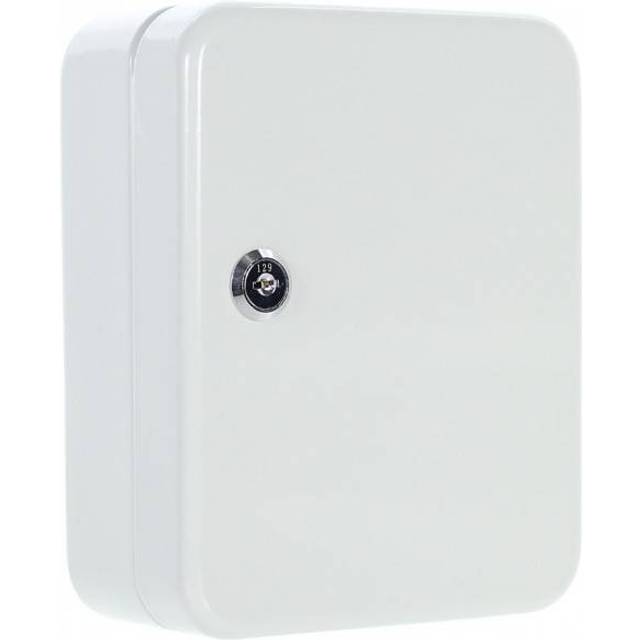 TS20 Key Cabinet for 20-Keys with Fixed Hooks - White,205x165x85 mm,grey,2734
