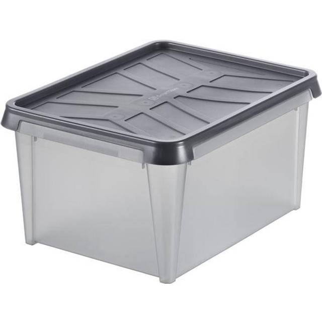 Orthex SmartStore Plastic Storage Box - 33L, Grey