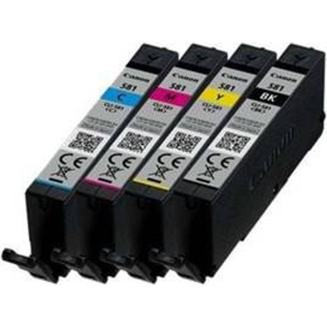 Canon CLI 581 BK/C/M/Y Multi Pack Ink tank - 4-pack Black, yellow, cyan, magenta