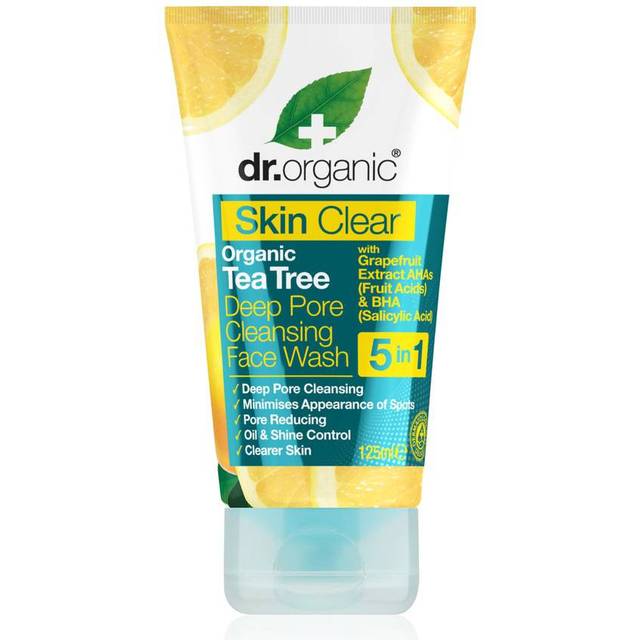 Dr Organic Skin Clear Deep Pore Face Wash Ansiktsrengöring 125 ml