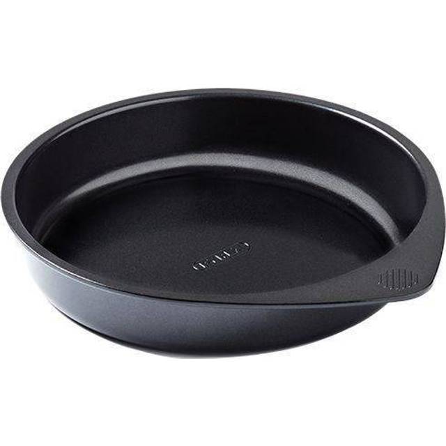 Pyrex Magic Metal Cake Pan Non Stick Coating Easy Grip 26cm Black