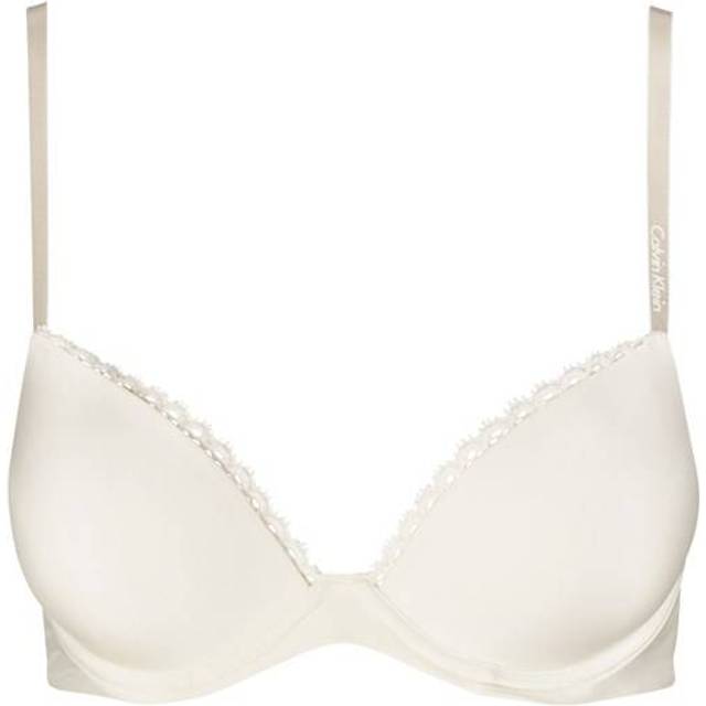 Calvin Klein Jeans dam push-up bh, Vit (elfenben), 65E