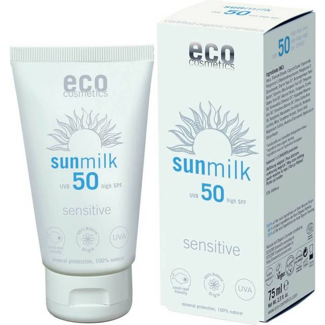 Eco Cosmetics Sun Milk Sensitive SPF 50, 75 ml - Multi
