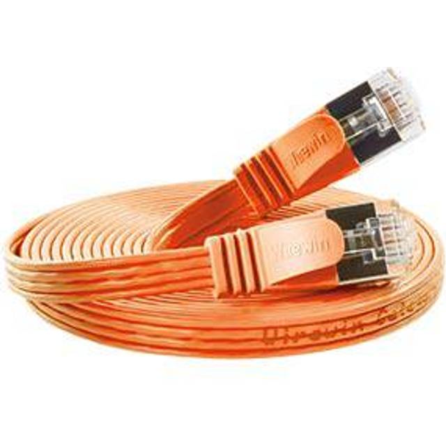 Wirewin Slim Flat RJ45-RJ45 STP Cat6 0.8m