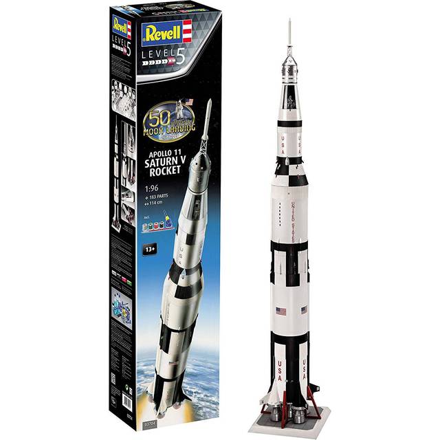 "RV03704 - Revell Moon Landing 1:96 - Apollo 11 ""Saturn V"" Rocket"