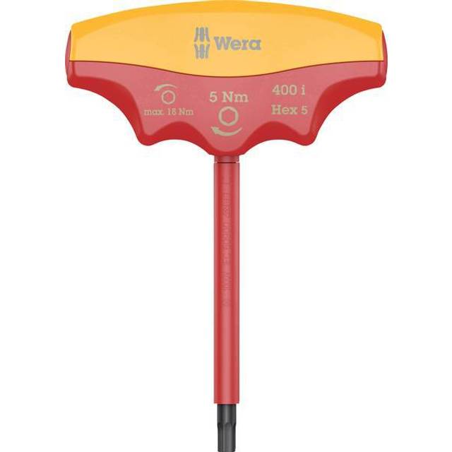 Wera 400 i VDE Insulated 5mm Hex Plus Torque Indicator Screwdriver 5.0Nm