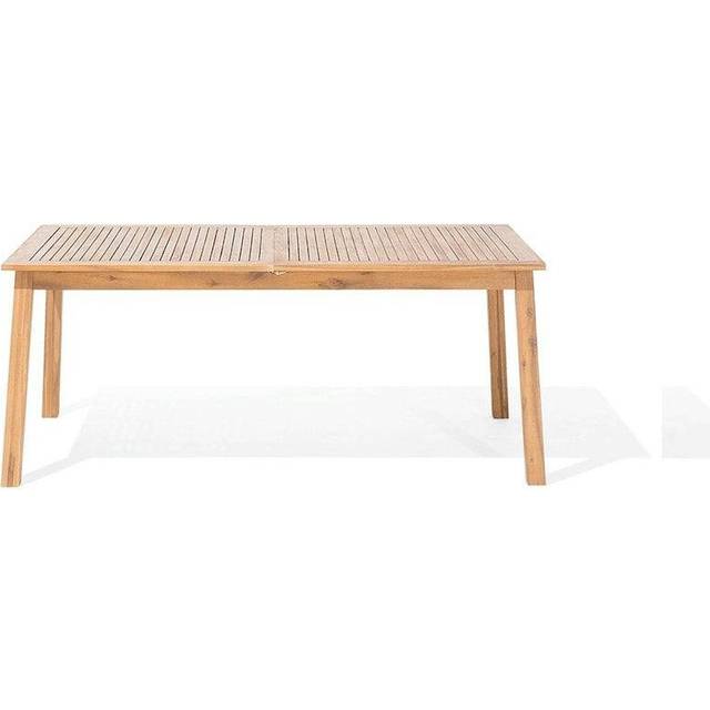 Extending Garden Dining Table CESANA 180/240 cm 100 cm Acacia Wood Light Brown