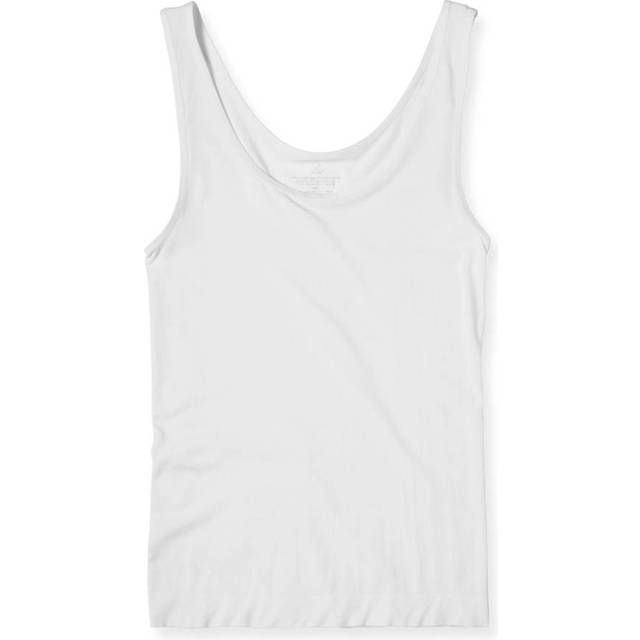 Boody Womens Organic Bamboo Tank Top - White - Size Large