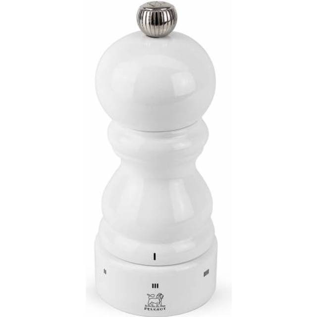 Peugeot Paris U'Select Pepper Mill 12 cm Beechwood Black Lacquered - Steel Grinder
