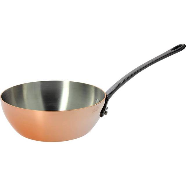 de Buyer Inocuivre Conical Sauté Pan 24 cm / 2.9 L - Copper with Cast Iron Handle