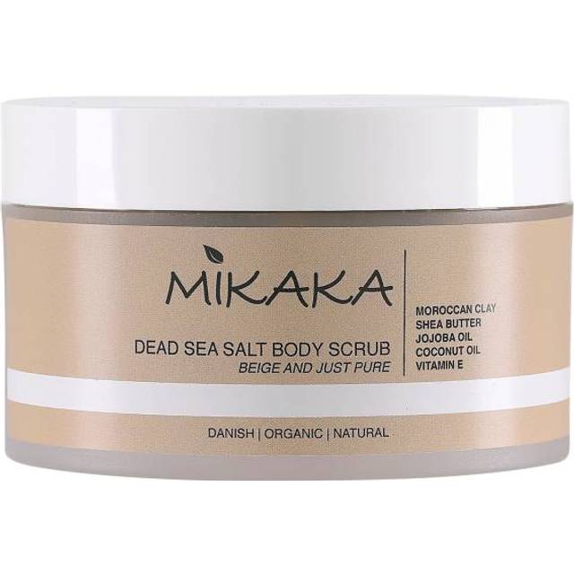 Mikaka Dead Sea Salt Body Scrub Beige & Just Pure 250g