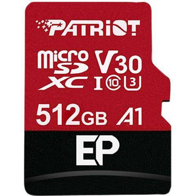 Patriot 512GB A1 V30 Micro SD Card for Android Phones and Tablets, 4K Video Recording - PEF512GEP31MCX